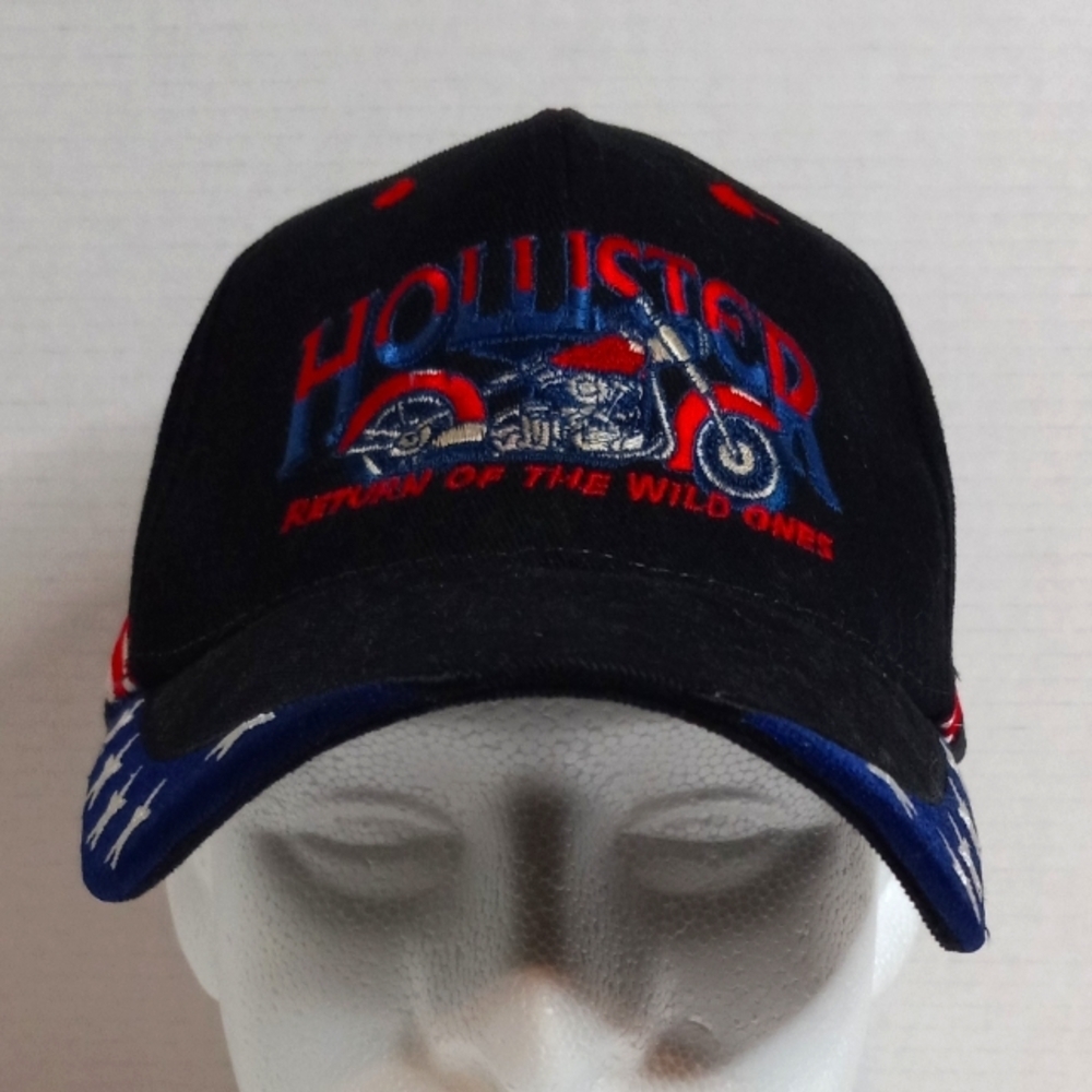 Men's Hollister Red, White, Blue Embroidered Hat